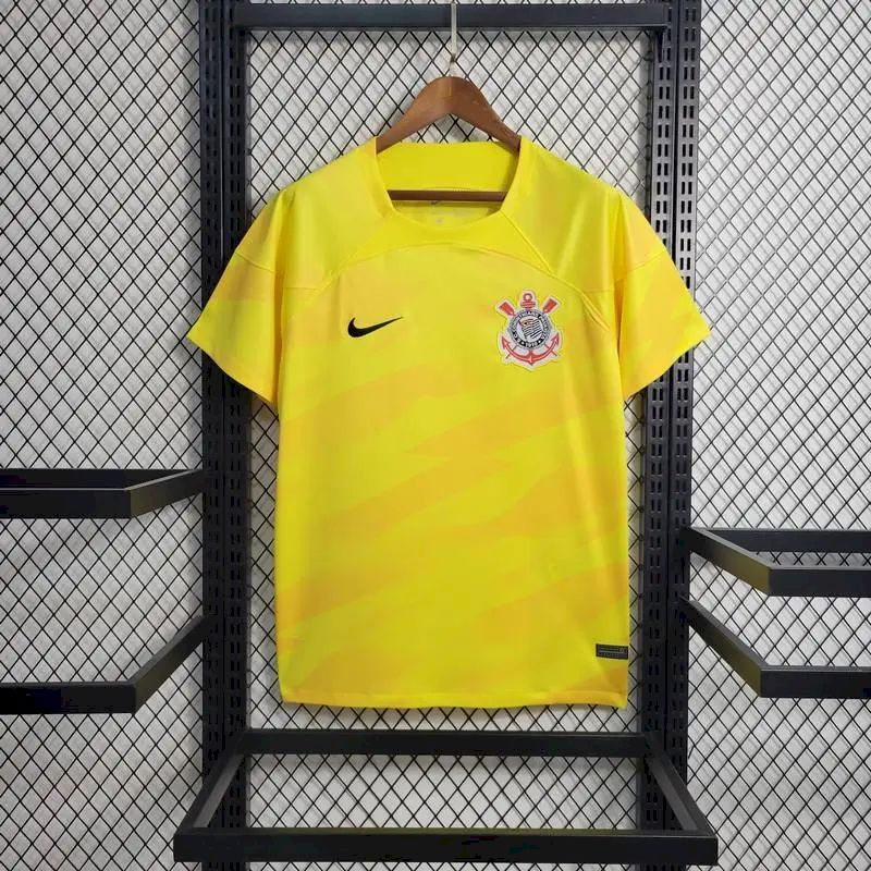 Men's Corinthians 2023/24 Fan Goalkeeper Yellow Boutique Jersey
