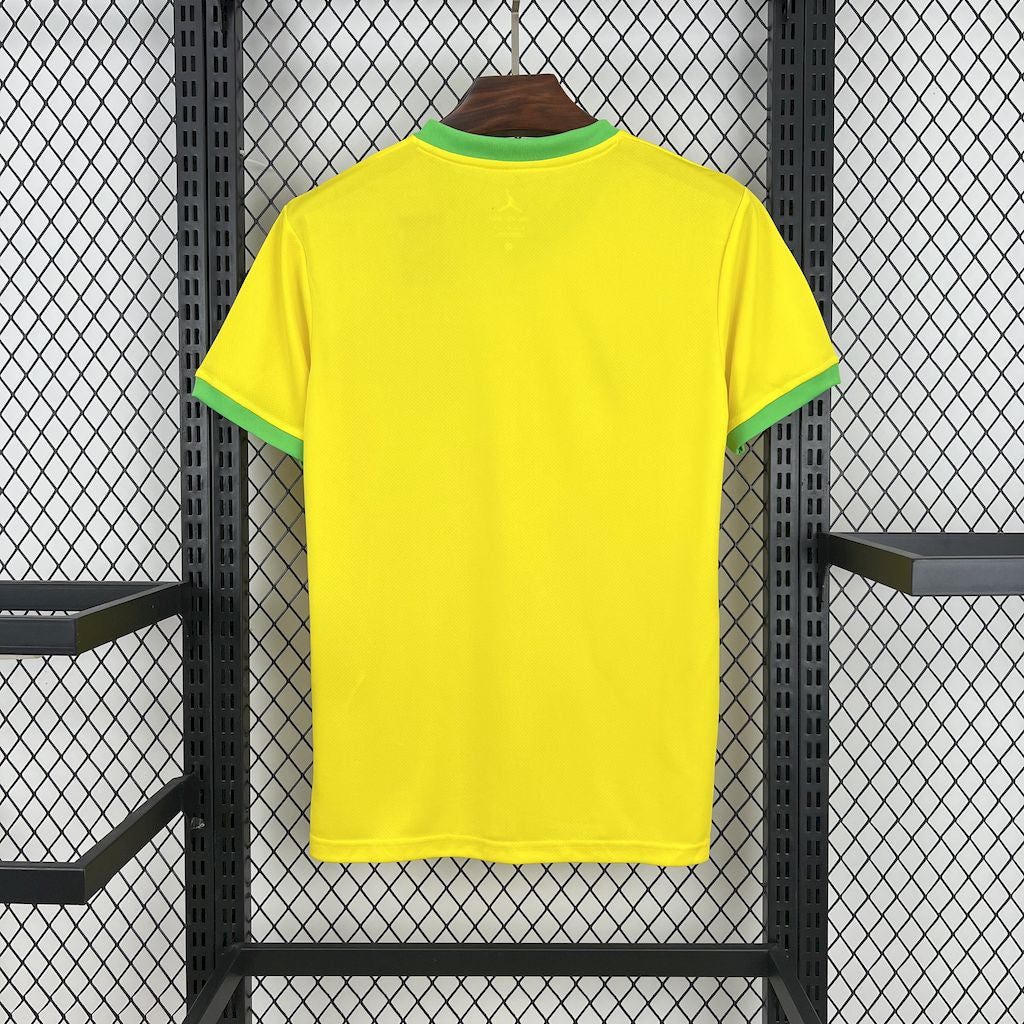 Men's Brazil 2025/26 Jordan Yellow Jersey