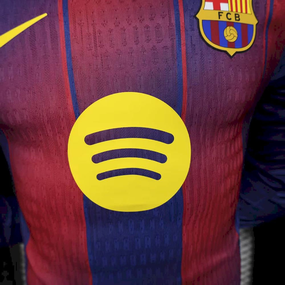 Men’s Barcelona 2025/26 Home Player Long Sleeves Jersey