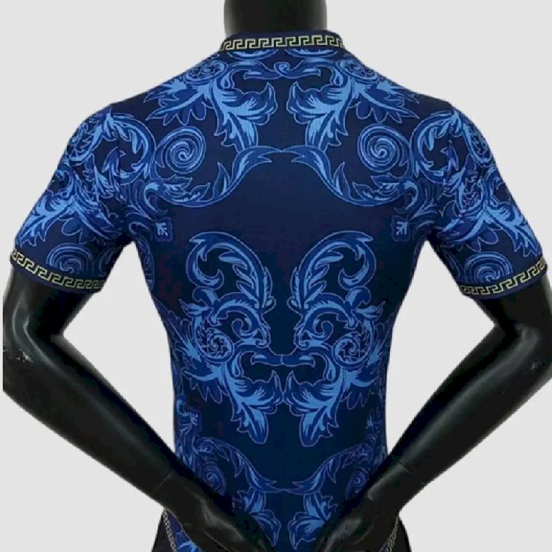 Mens Italy 2023/24 Versace Co-Branded Edition Jersey White - Image 4