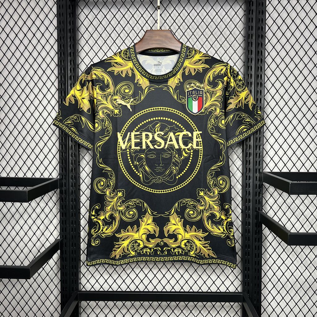 Mens Italy 2022/23 Versace Co-Branded Edition Jersey - Image 3