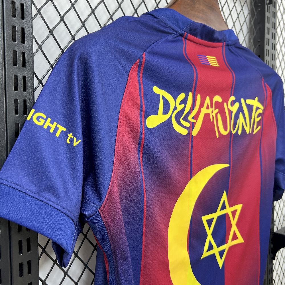 Men's Barcelona x Dellafuente 2025/26 Home Jersey