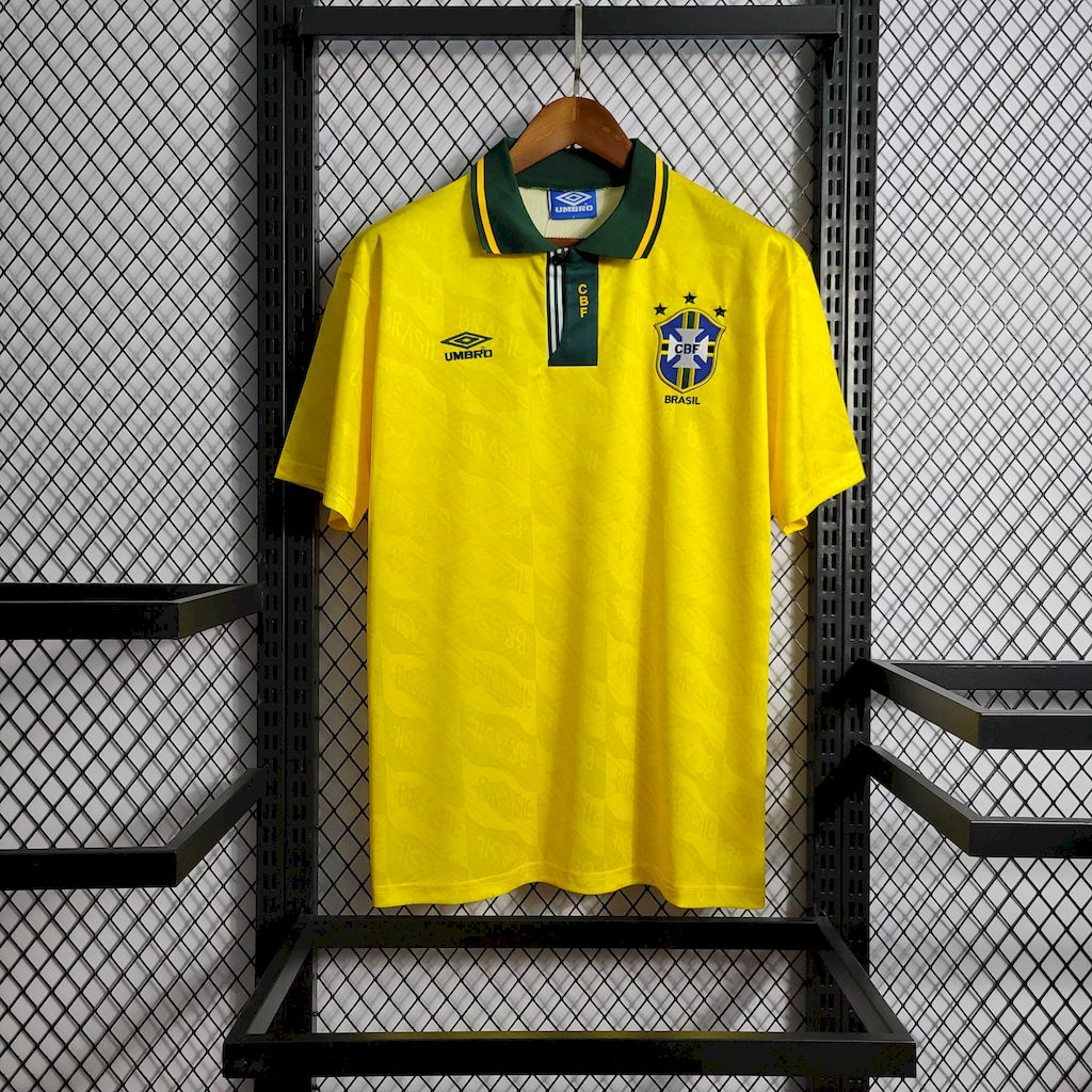 Brazil 1991/93 Retro Home Jersey