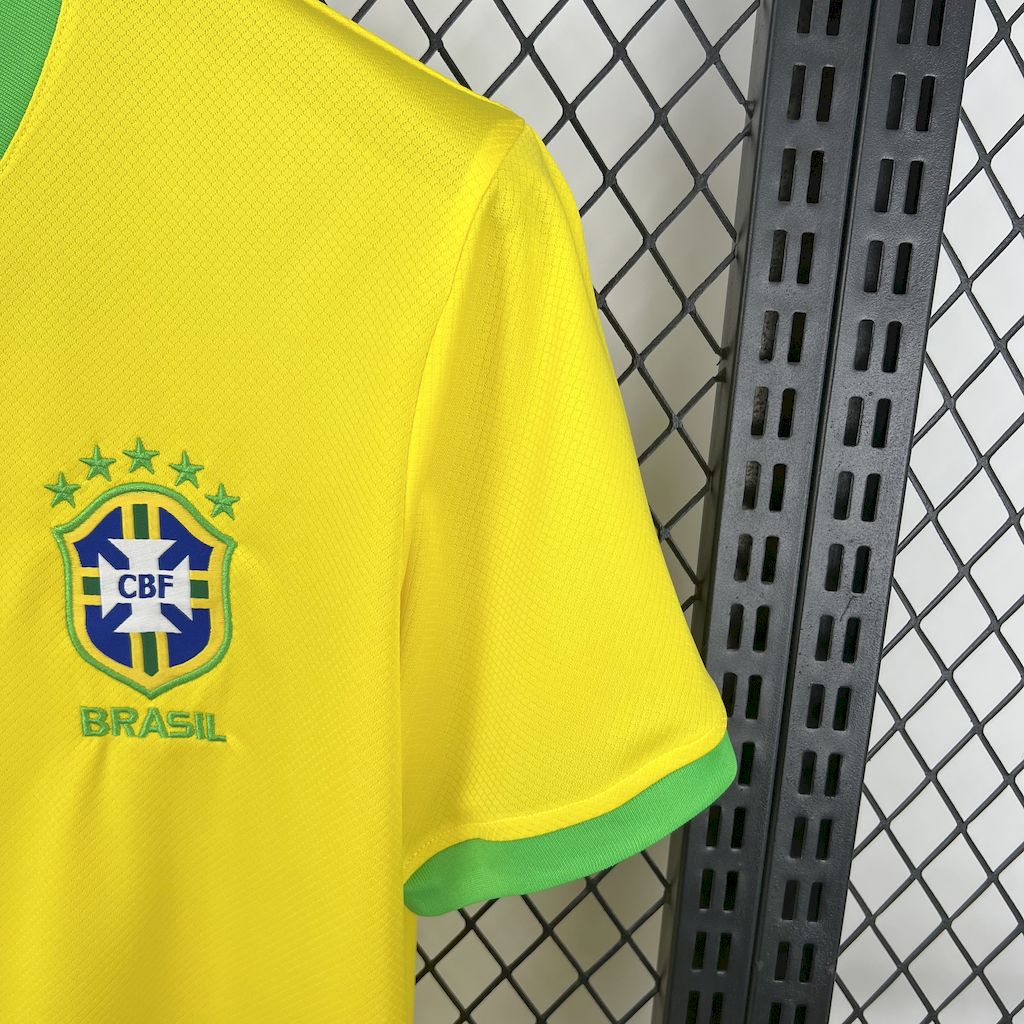 Men's Brazil 2025/26 Jordan Yellow Jersey