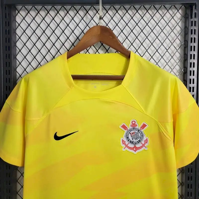 Men's Corinthians 2023/24 Fan Goalkeeper Yellow Boutique Jersey