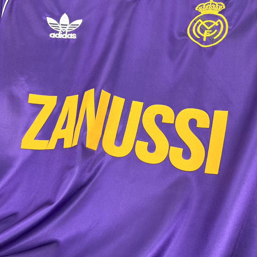 Real Madrid 1984/85 Retro Third Long Sleeves Jersey