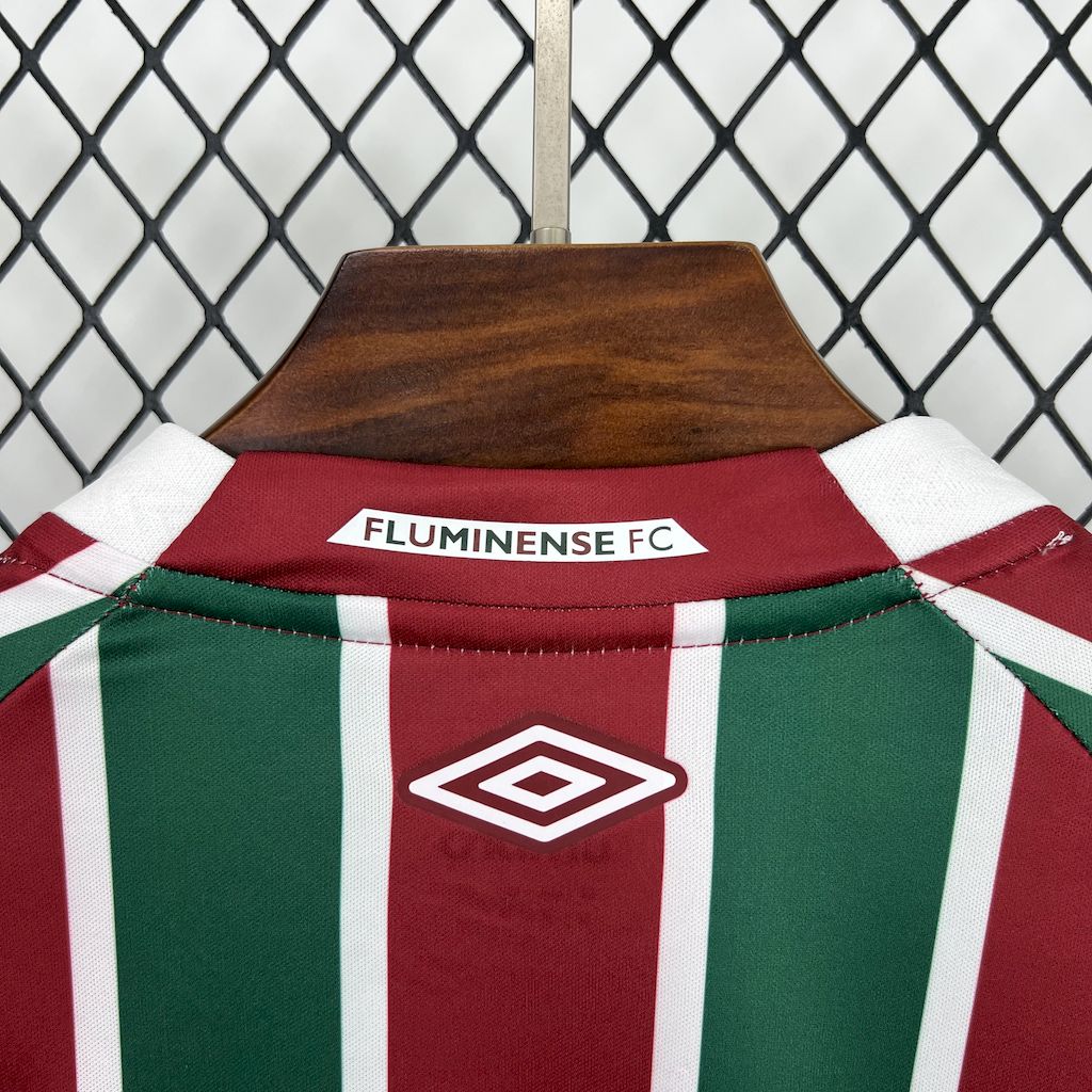 Men's Fluminense 2025/26 Home Long Sleeve Jersey