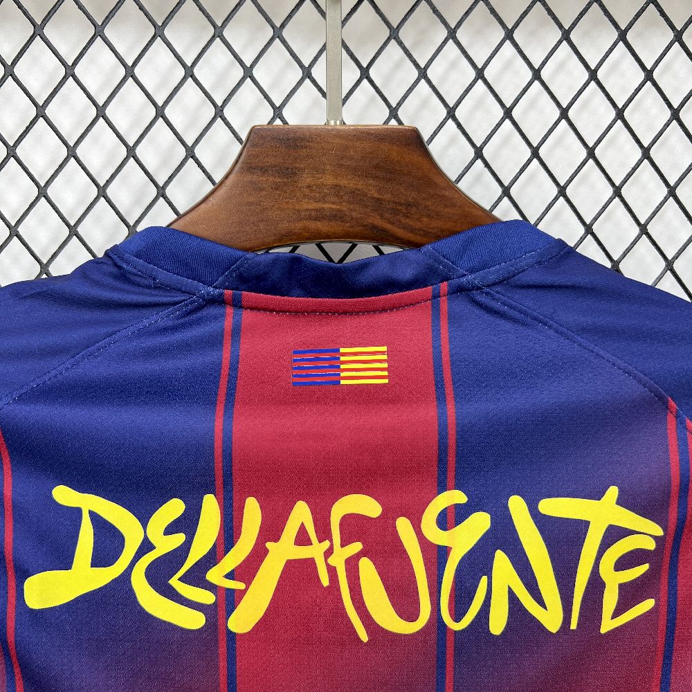 Men's Barcelona x Dellafuente 2025/26 Home Jersey