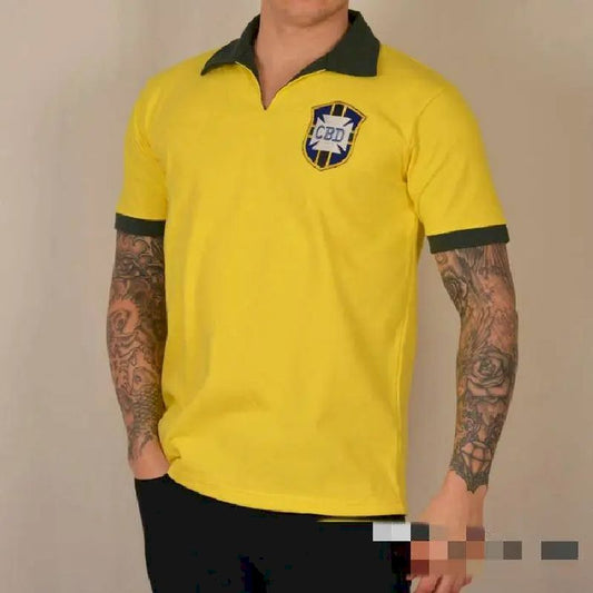 Brazil 1958 Retro Home Jersey