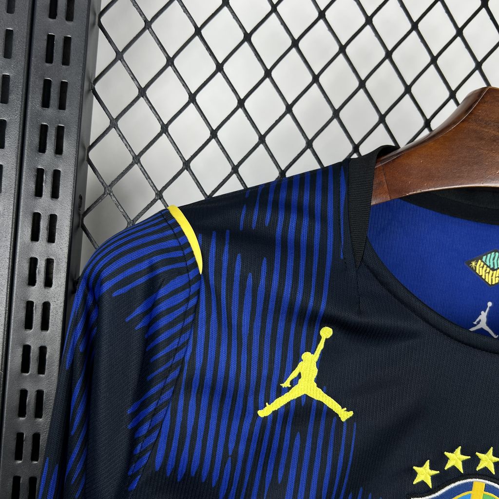 Men's Brazil 2026 World Cup Away Long Sleeve Jersey