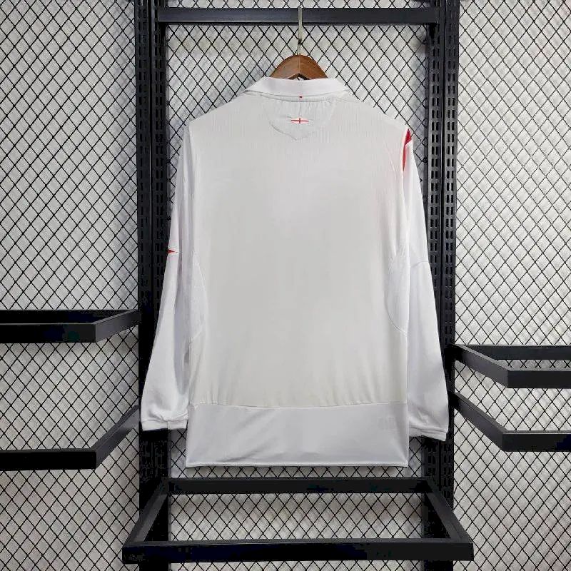 England 2005 Retro Home Long Sleeve Jersey