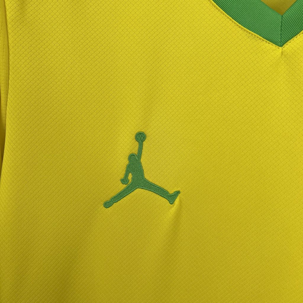 Men's Brazil 2025/26 Jordan Yellow Jersey