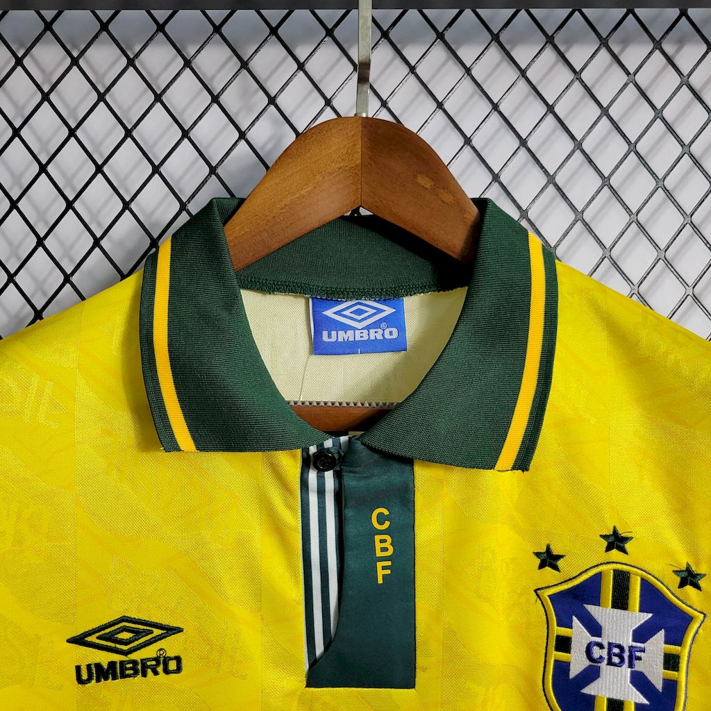 Brazil 1991/93 Retro Home Jersey