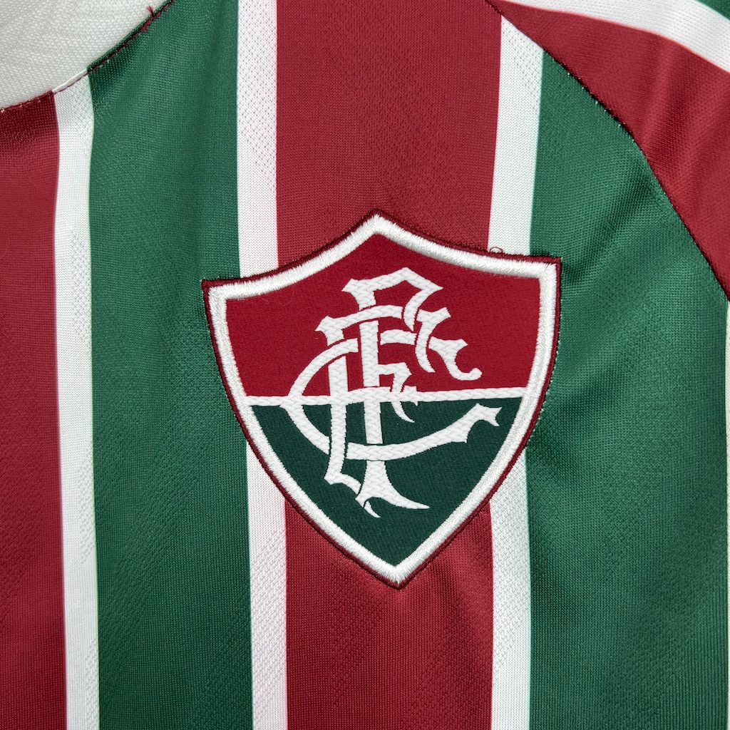 Men's Fluminense 2025/26 Home Long Sleeve Jersey
