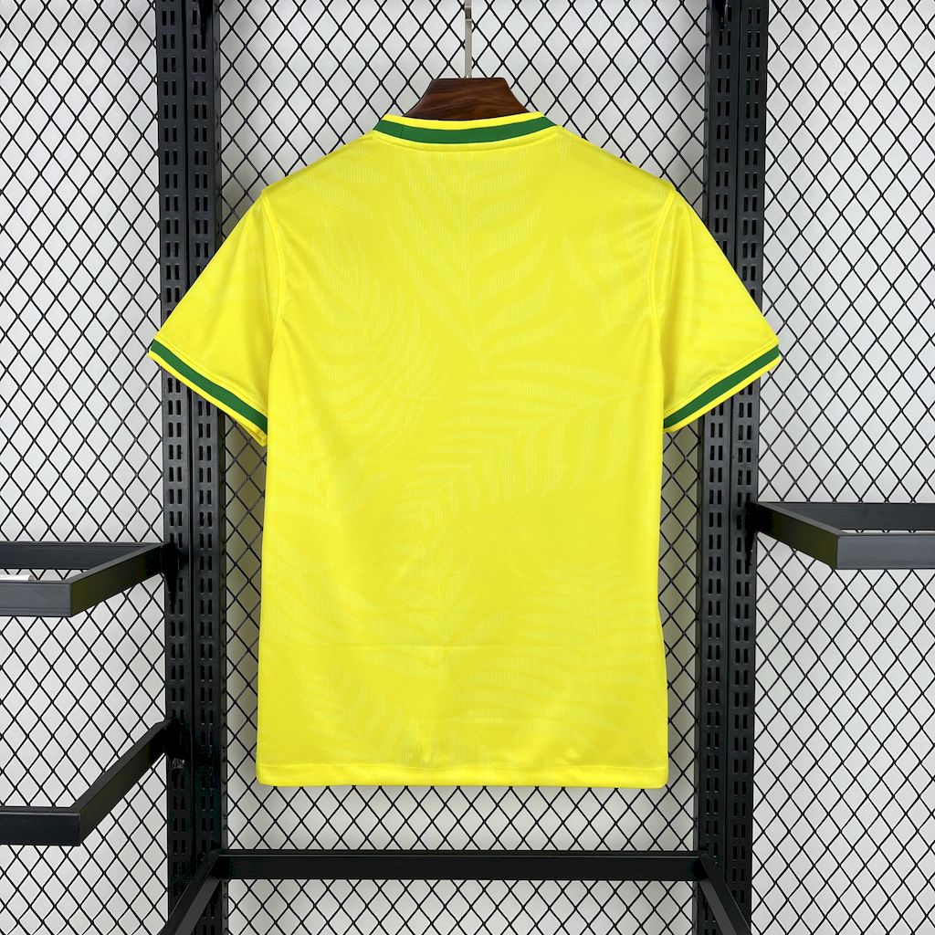 Men's Brazil 2025/26 Dove Yellow Jersey