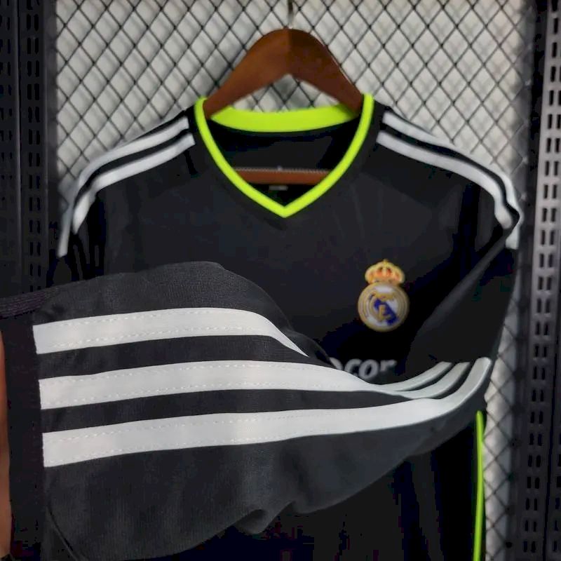 Real Madrid 2010/11 Retro Away Long Sleeves Jersey