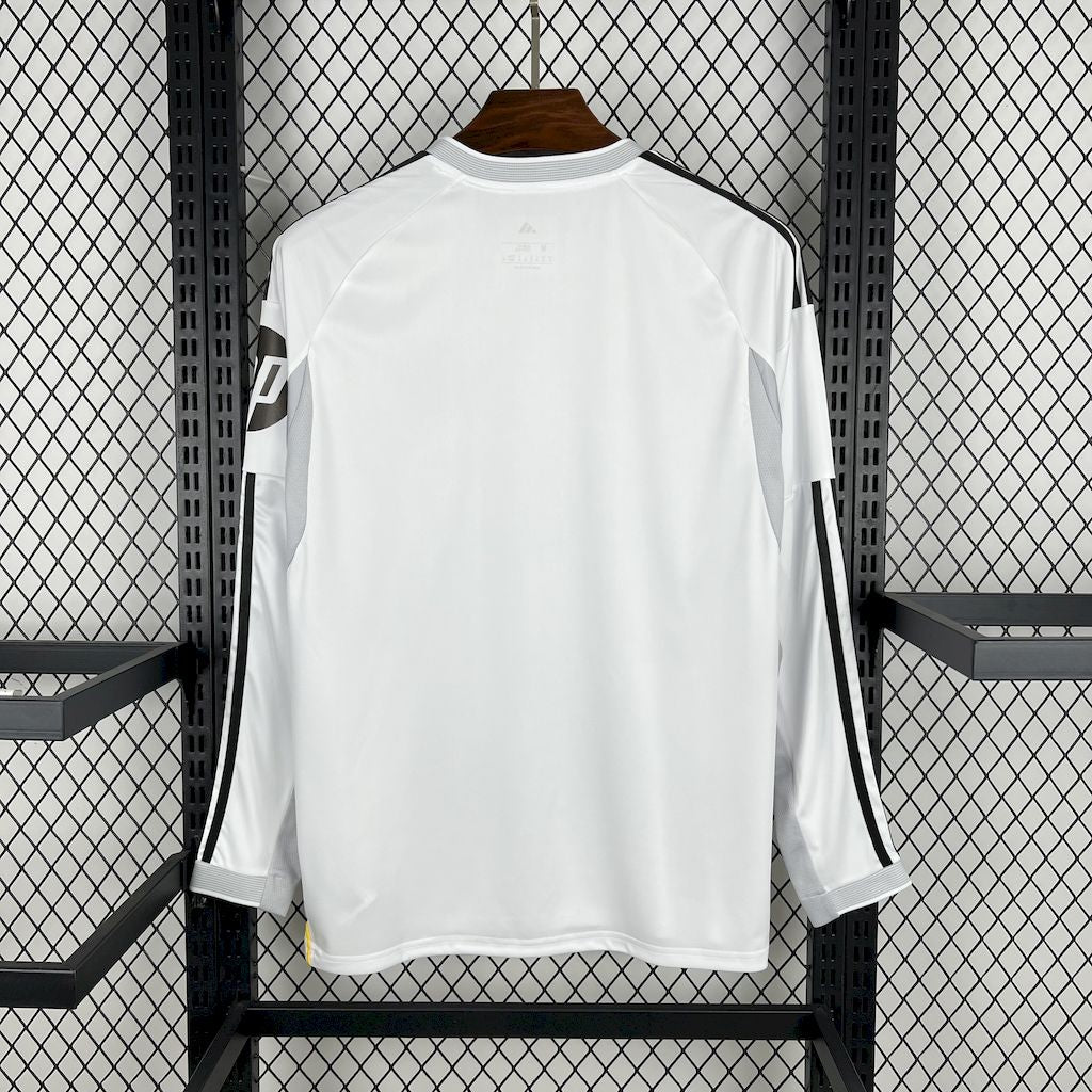 Men’s Real Madrid 2025/26 Fan Home Long Sleeves Jersey