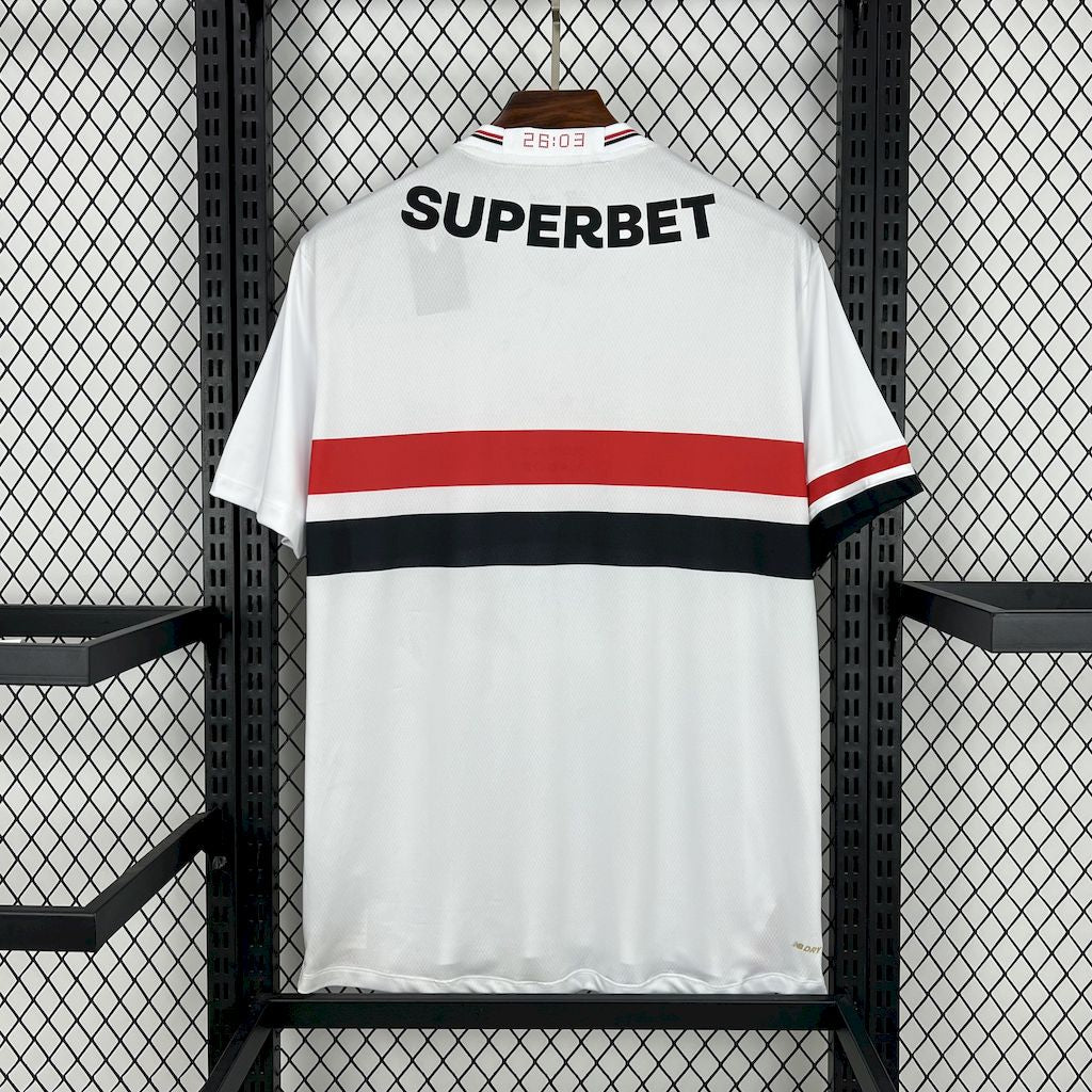 Men's São Paulo 2025/26 Retro Home Jersey