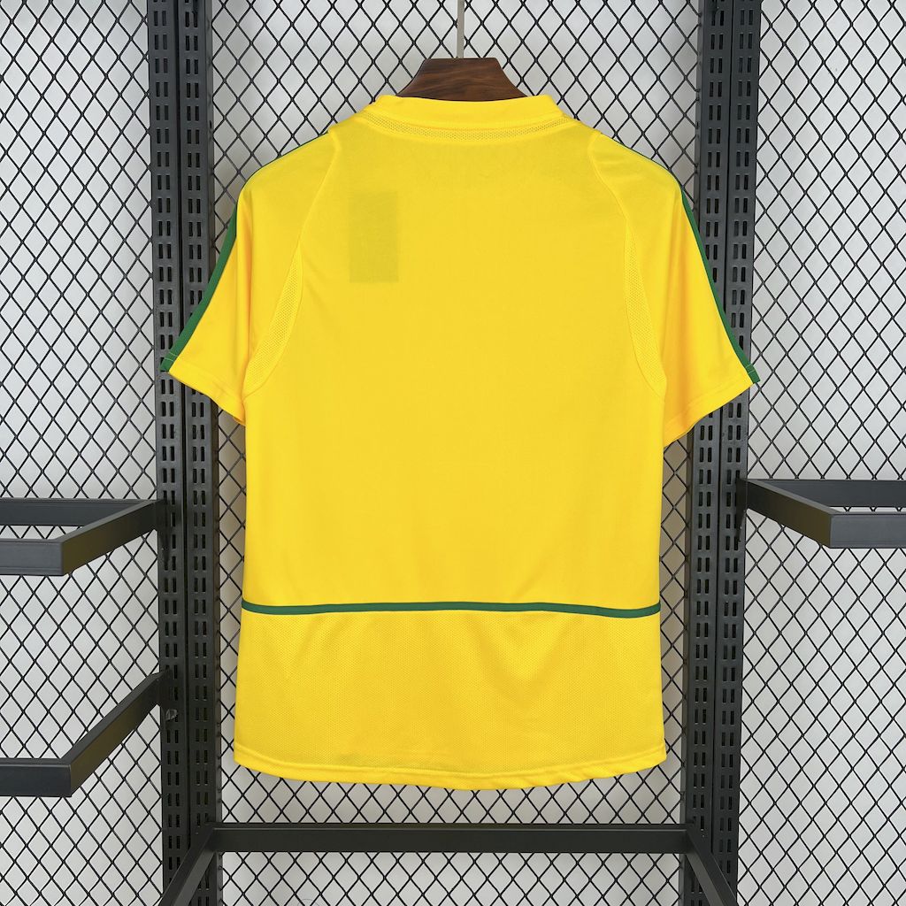 Brazil 2002 retro Home Jersey