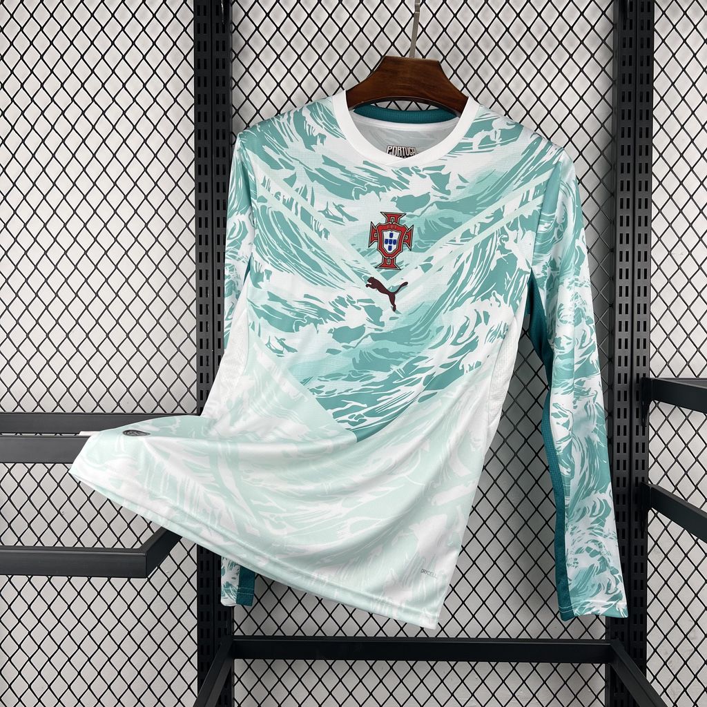 Mens Portugal 2026 World Cup Away Long Sleeve Jeresy - Image 1