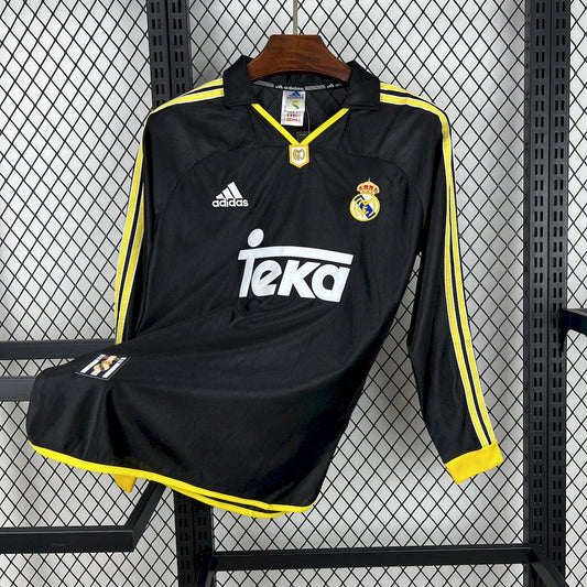 Real Madrid 1998/00 Retro Away Long Sleeves Jersey