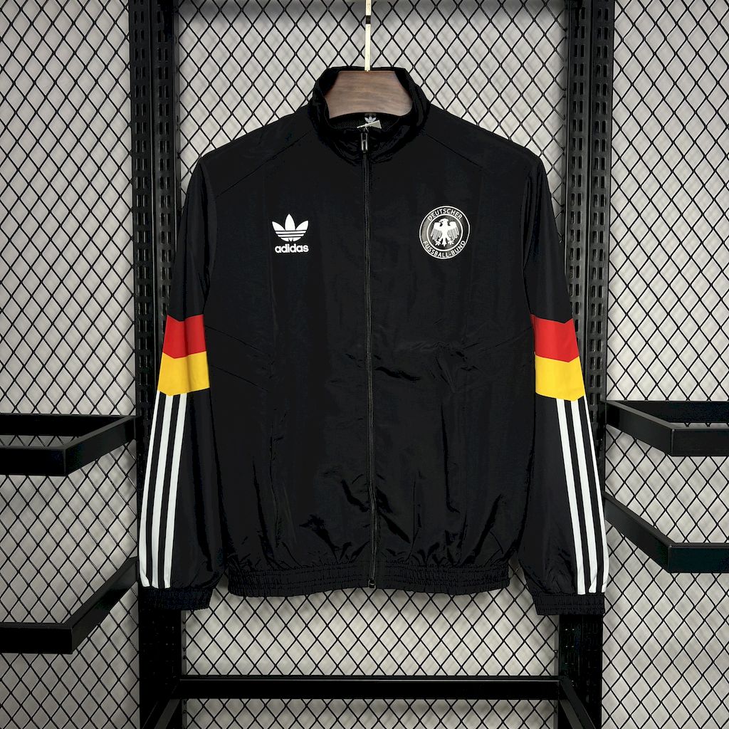 Germany Black Windbreaker