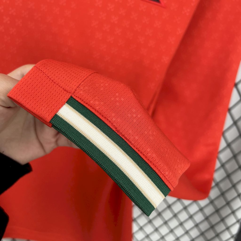 Mens Portugal 2025/26 Home Long Sleeve Jersey - Image 1