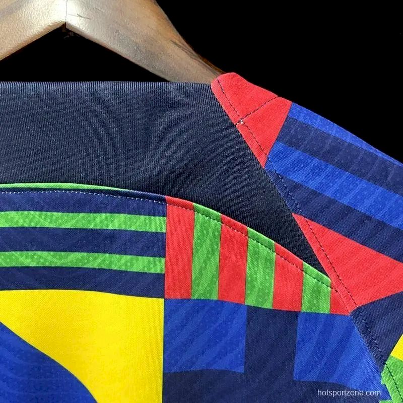Mens Portugal 2022 Colorful Pre-Match Jersey - Image 2