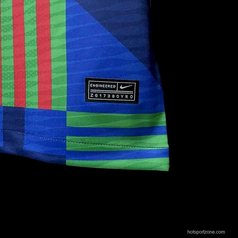 Mens Portugal 2022 Colorful Pre-Match Jersey - Image 3