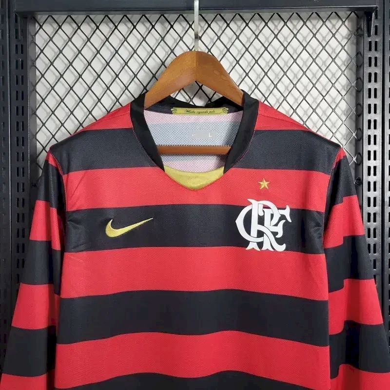 Flamengo 2008/09 Retro Home Long Sleeve Jersey