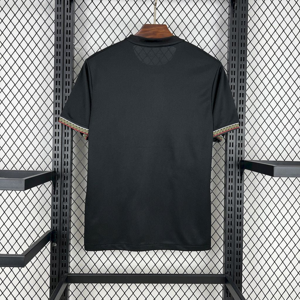 Men's Paris Saint-Germain 2025/26 Black and Gold Edition Jersey