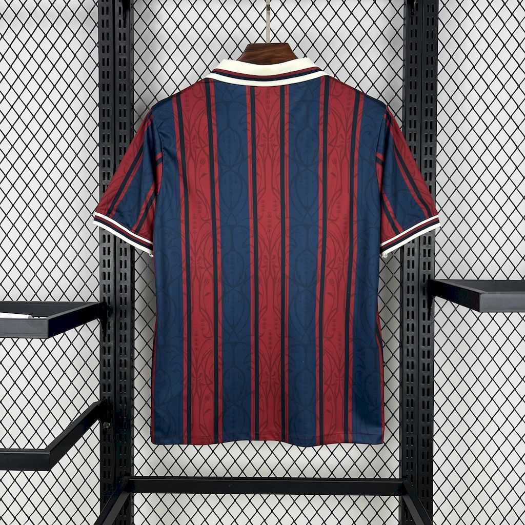 Men’s Barcelona 2025/26 Modernist Retro Style Jersey