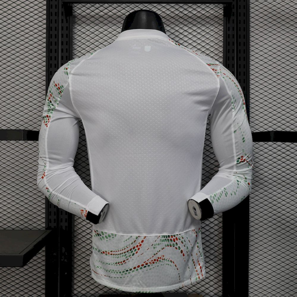 Mens Portugal 2025/26 Home Long Sleeve Jersey Player Version - Image 7