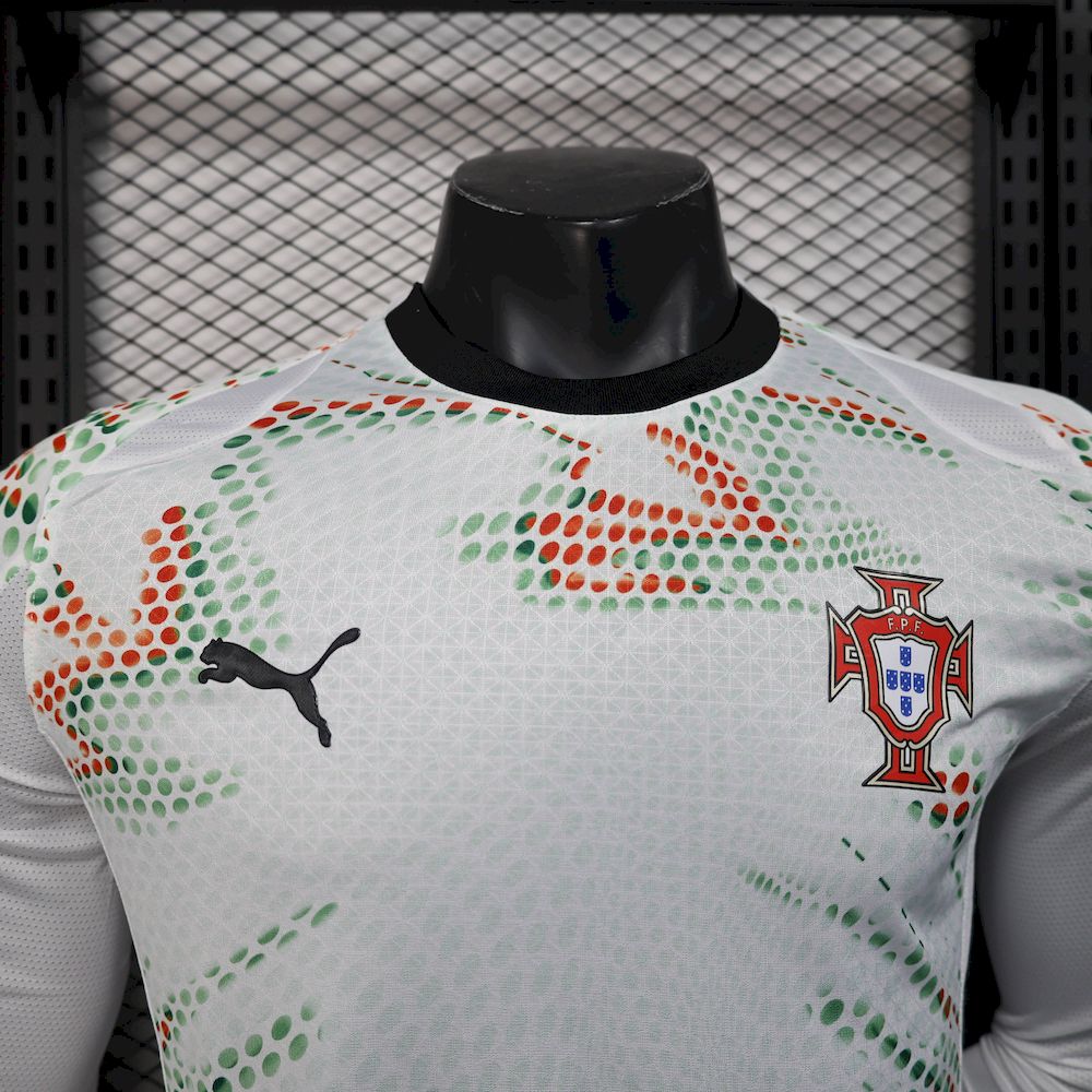 Mens Portugal 2025/26 Away Long Sleeve Jersey Player Version - Image 7