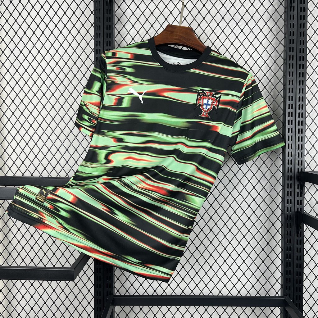 Mens Portugal 2025/26 C Ronaldo European Cup cheering T-shirt Jersey - Image 5