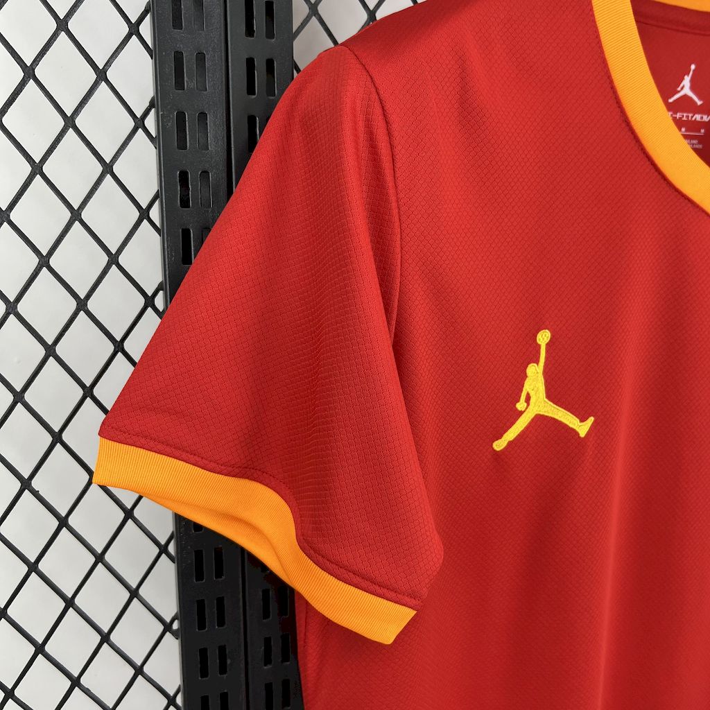 Men's Brazil 2025/26 Jordan Red Jersey