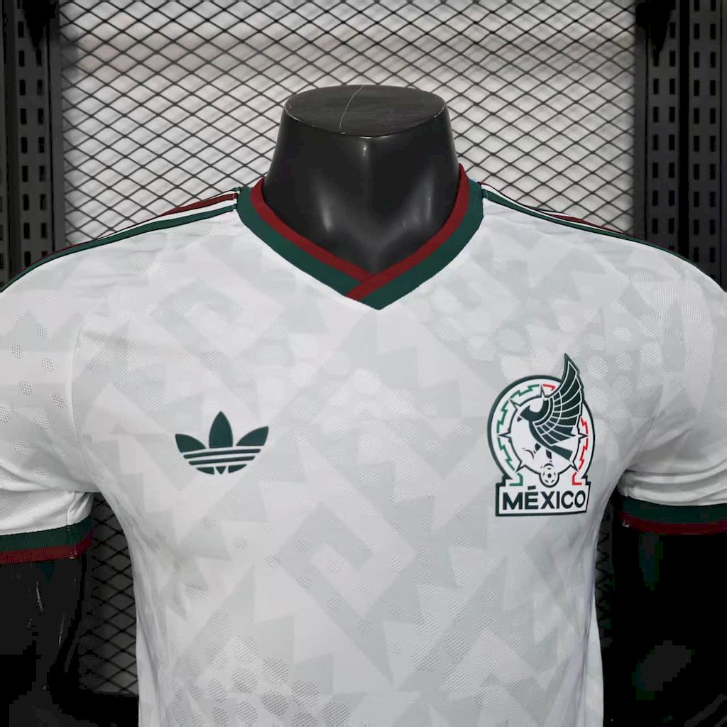 Men's Mexico 2025/26 Player White Jersey