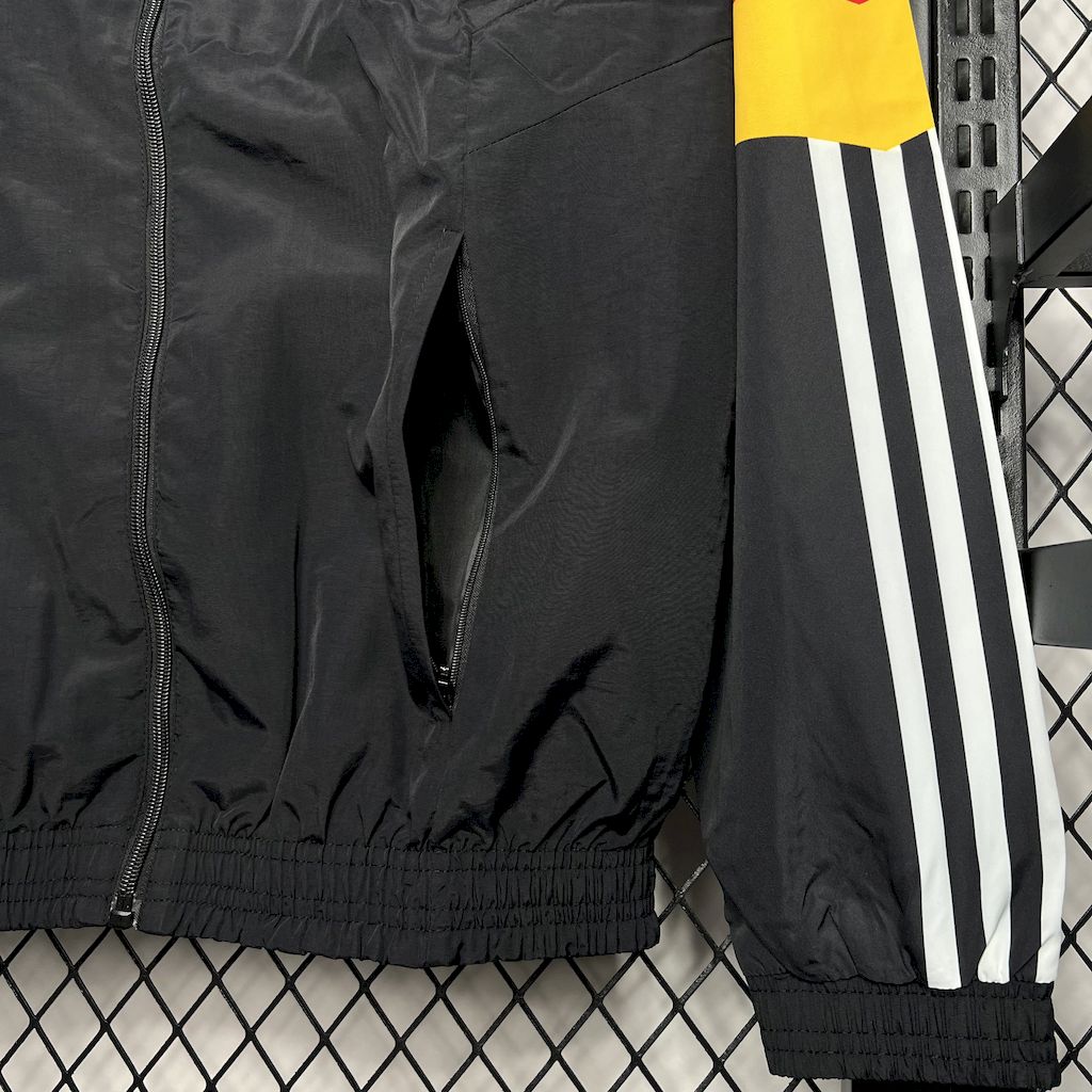 Germany Black Windbreaker