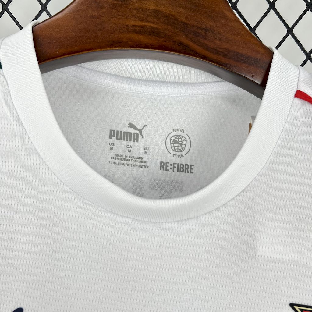 Mens Portugal 2025/26 Casuals Tee White Jersey - Image 2