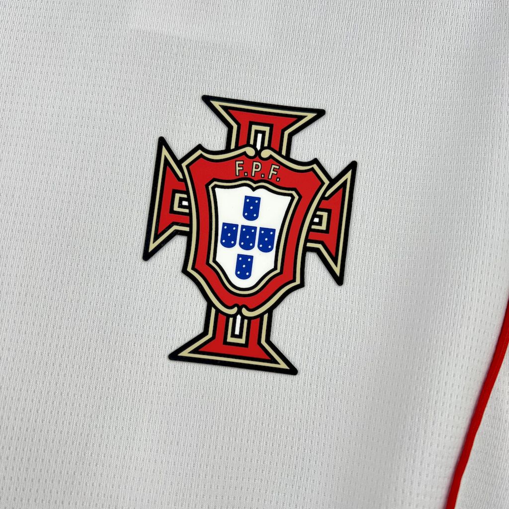 Mens Portugal 2025/26 Casuals Tee White Jersey - Image 3