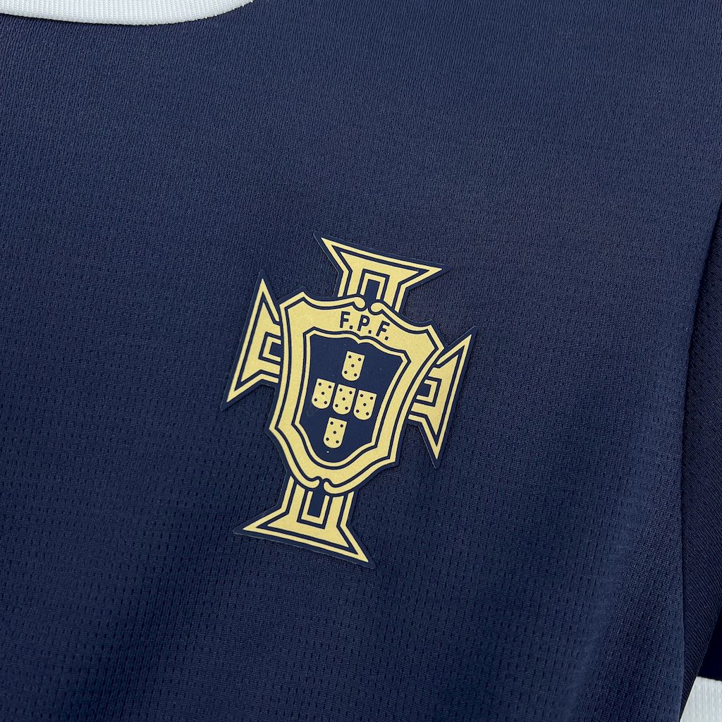 Mens Portugal 2025/26 Royal Blue Pre-Match Jersey - Image 3