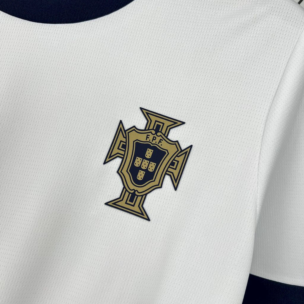 Mens Portugal 2025/26 White Pre-Match Jersey - Image 3