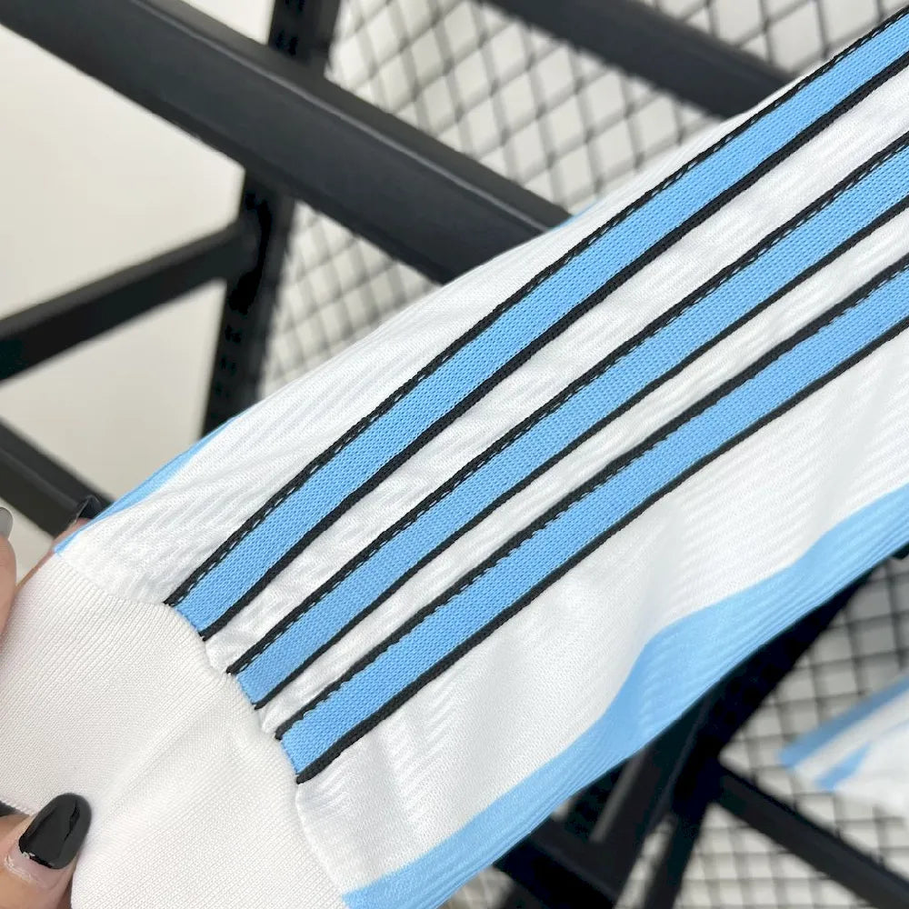 Argentina 1998 Retro Home Long Sleeve Jersey