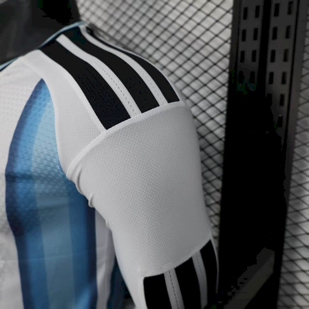 Men's Argentina 2026 World Cup Home Long Sleeve Jersey Player Version