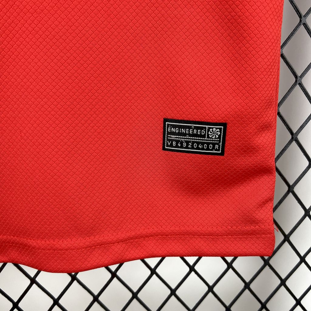 Men's Brazil 2025/26 Jordan Red Jersey