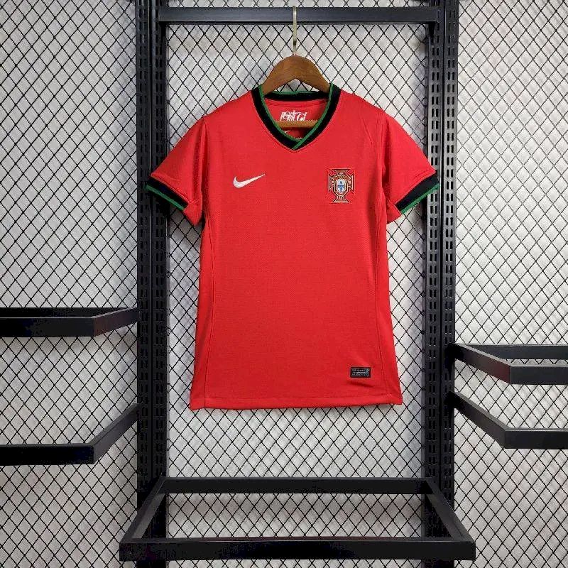 Mens Portugal 2024/25 Home Long Sleeve Jersey Player Version - Image 2