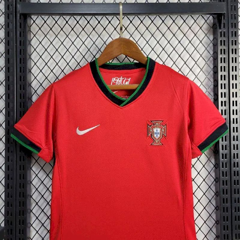 Mens Portugal 2024/25 Home Long Sleeve Jersey Player Version - Image 3