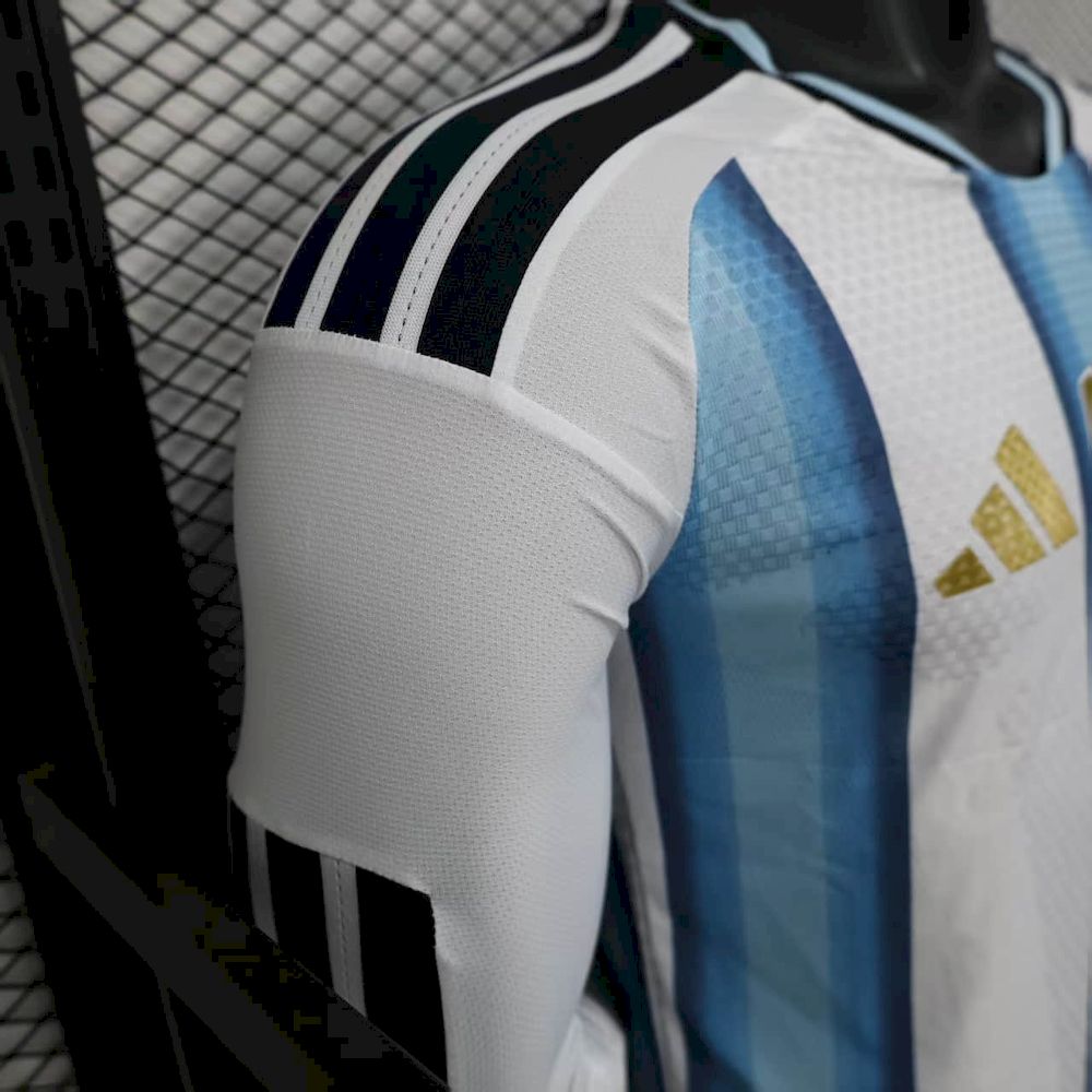 Men's Argentina 2026 World Cup Home Long Sleeve Jersey Player Version