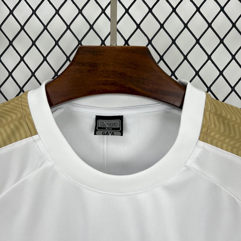 Men's Vasco Da Gama 2025/26 White Gold Jersey