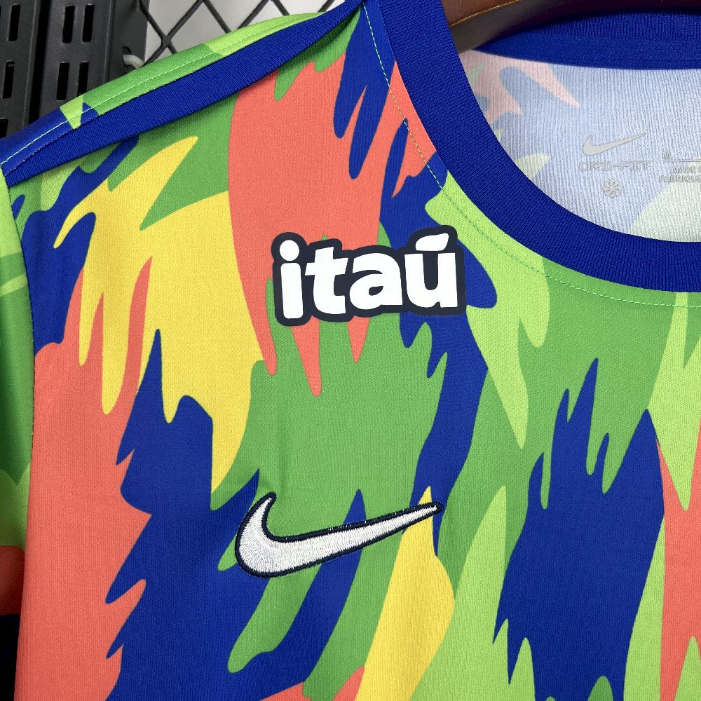 Men's Brazil 2025/26 Pre-Match Jersey